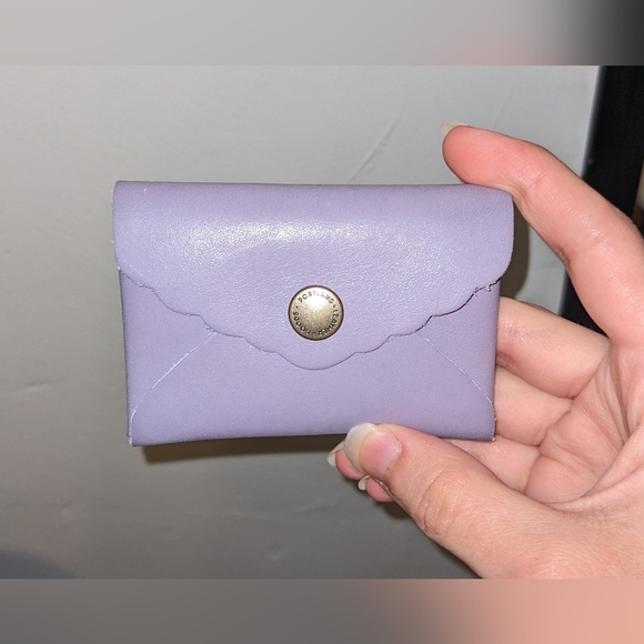Portland Leather Handbags - Portland Leather Goods Lavender Mini Daisy Wallet